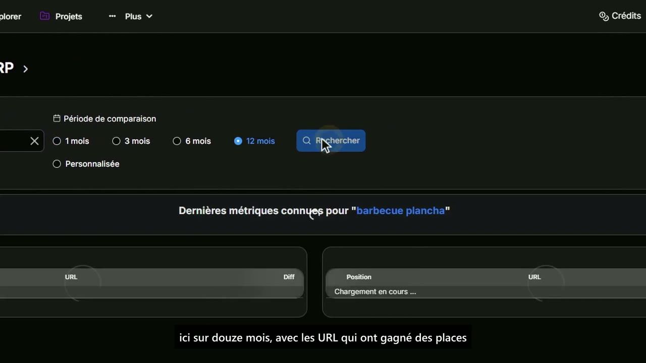 Capture du test de Haloscan : Lire la SERP